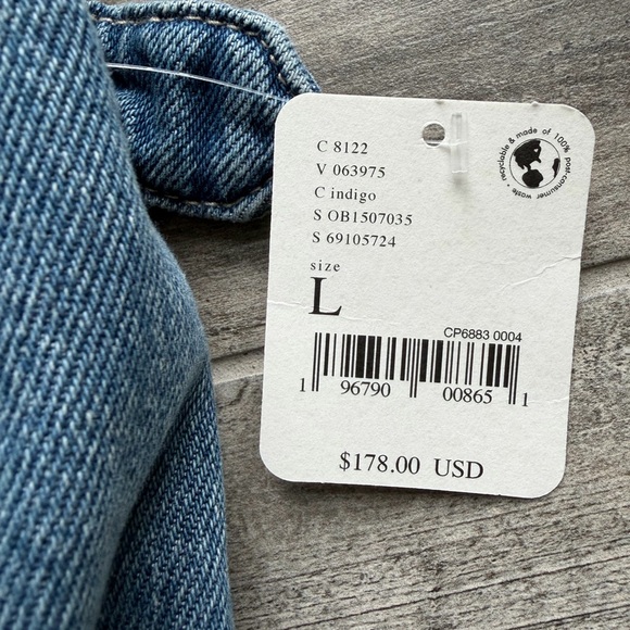 Free people Blue Denim Jumpsuit - Picture 3 of 3